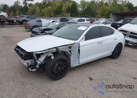 2019 Genesis G70 2.0T Advanced из США, поврежденный, VIN KMTG34LA4KU027071